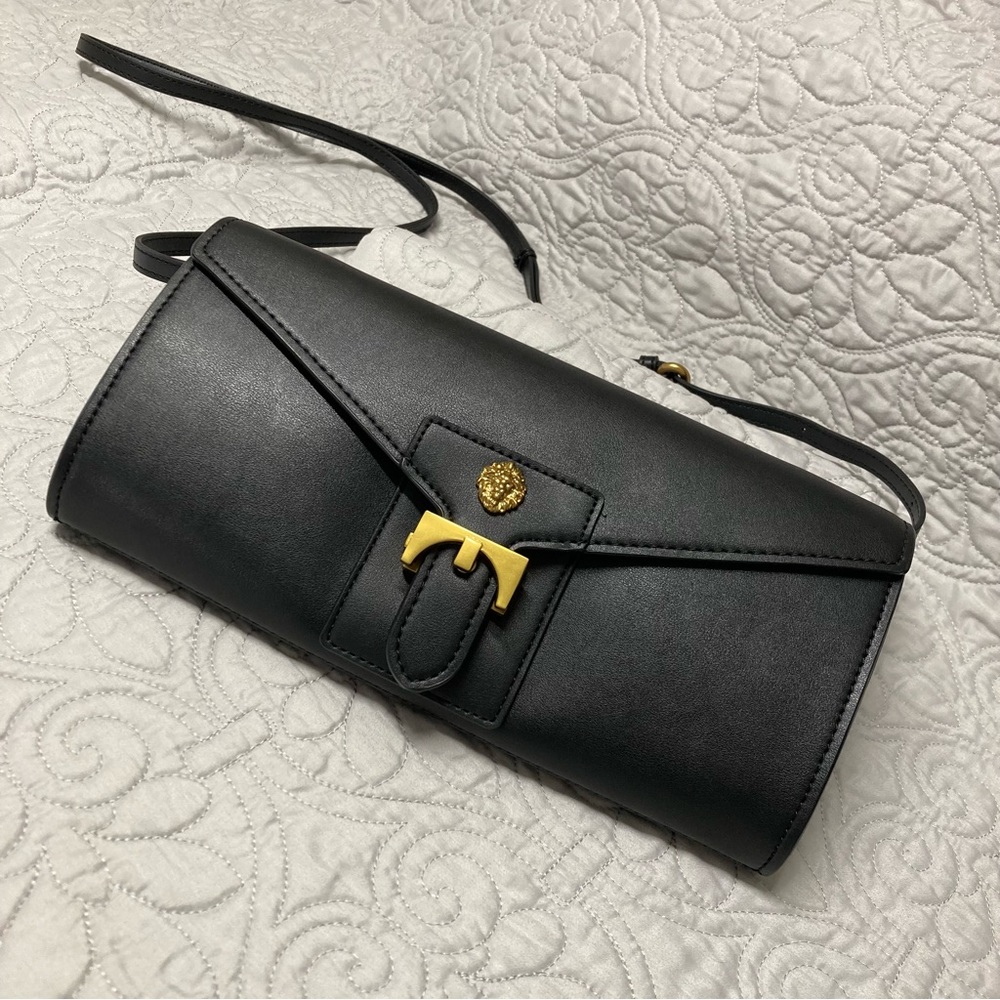 anne klein clasp closure clutch shoulder bags